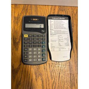 Texas Instruments TI-30XA Scientific Calculator With Cover